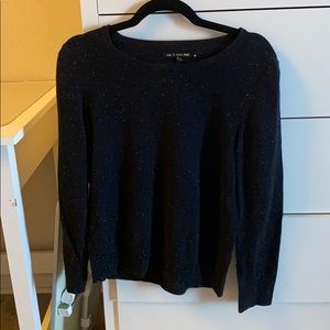 Rag and bone black speckled sweater